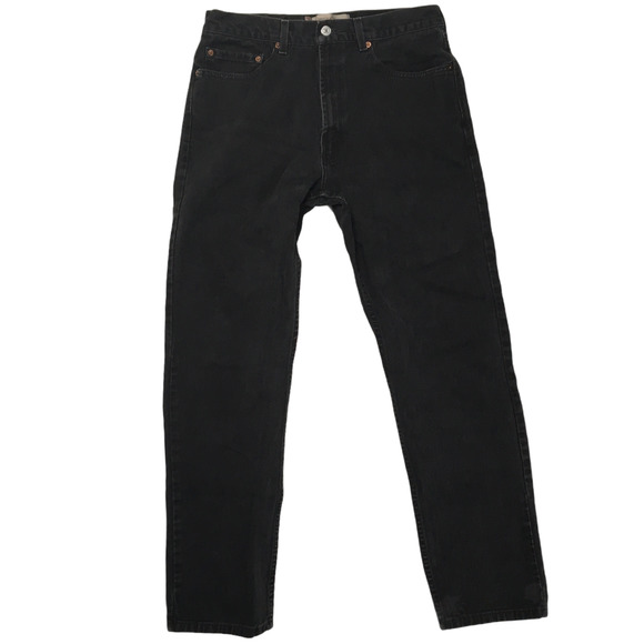 Levi's Other - Levi's 505 Jeans Black Regular Fit Straight Leg 33